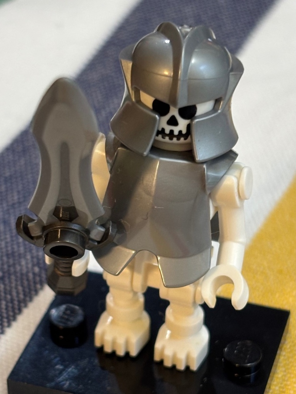 LEGO Dungeons & Dragons "Colin the Fighter" idea187 with Stand and accessories.